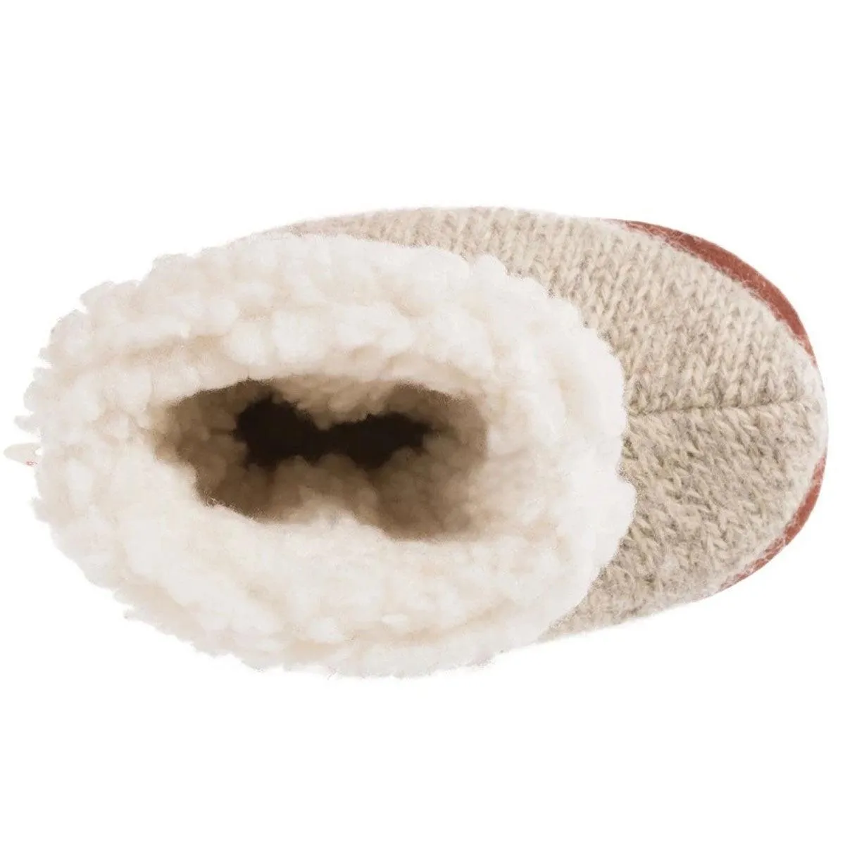 Acorn Kids' Slippers - Easy Bootie, Grey Ragg Wool, TM | A10157ACKTM