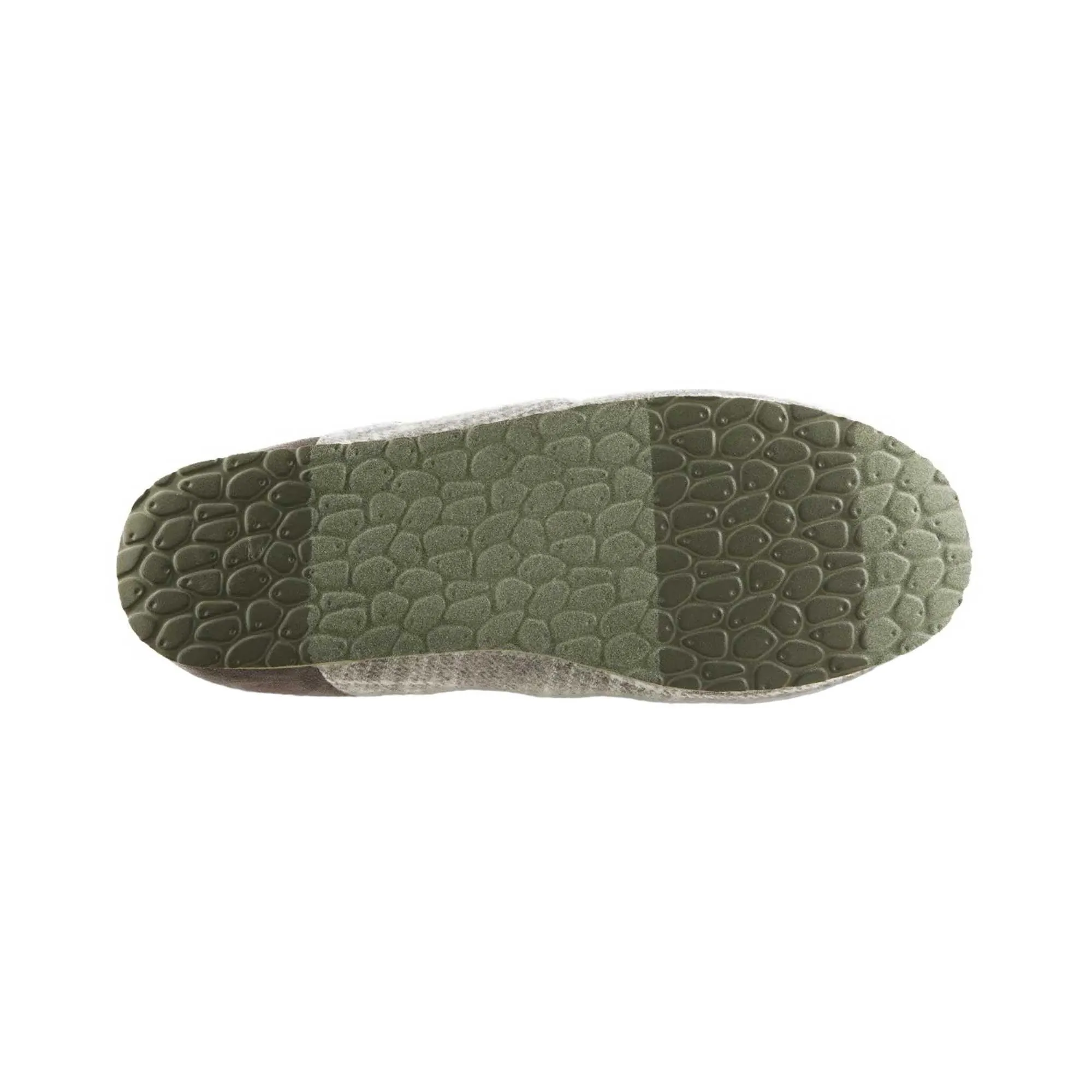 Acorn Men's Slippers - Parker Algae Sole Grey Plaid Flannel, Medium | A20158GPLMM