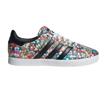 Adidas Kid's Gazelle Disney Mickey Shoes - Core Black / Cloud White