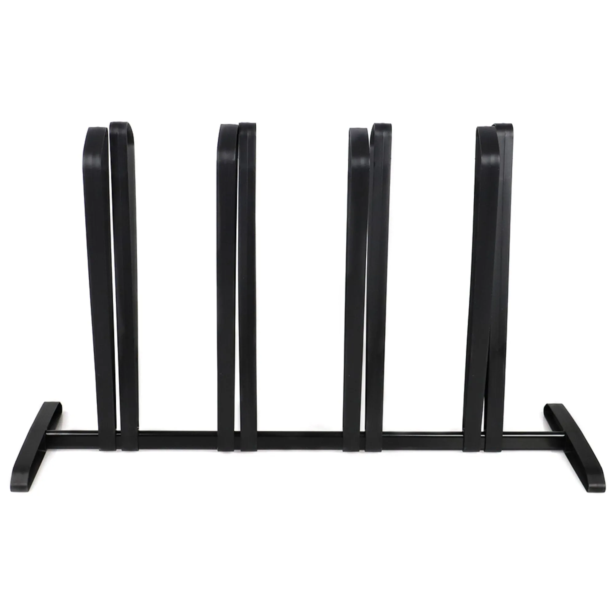 Adjustable 4 Pair  Plastic Boot Rack Organizer, Black