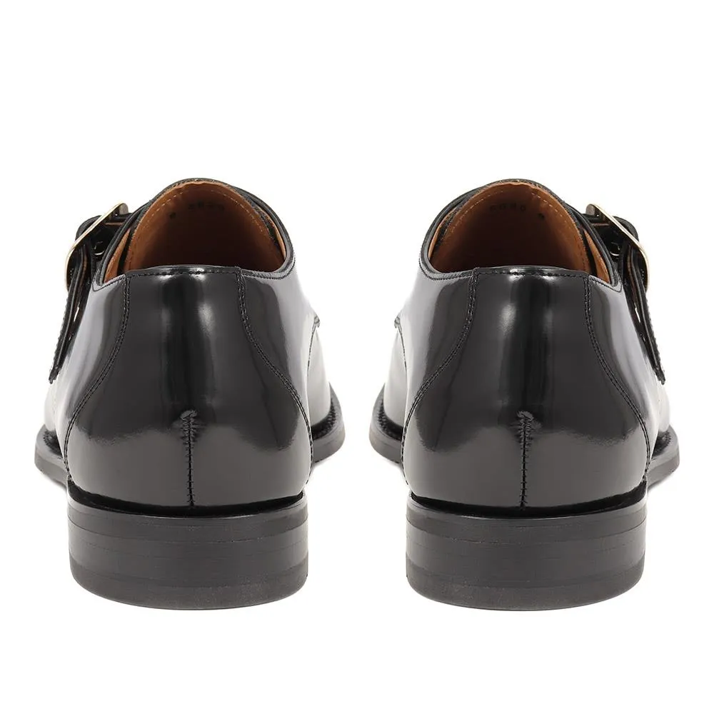 Aidan Leather Monk Shoes - AIDAN / 325 309