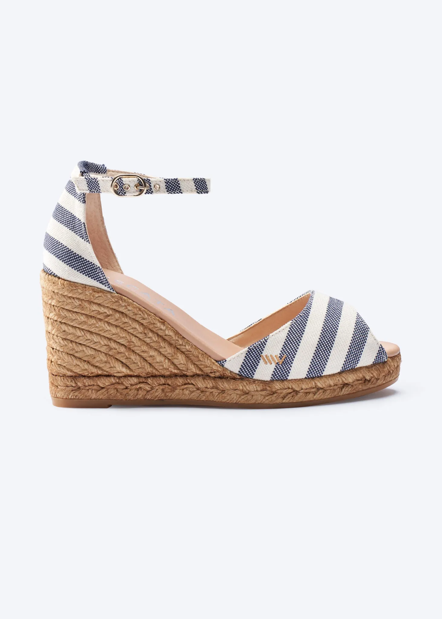 Aiguafreda Limited Edition Canvas Espadrille Sandal Wedges