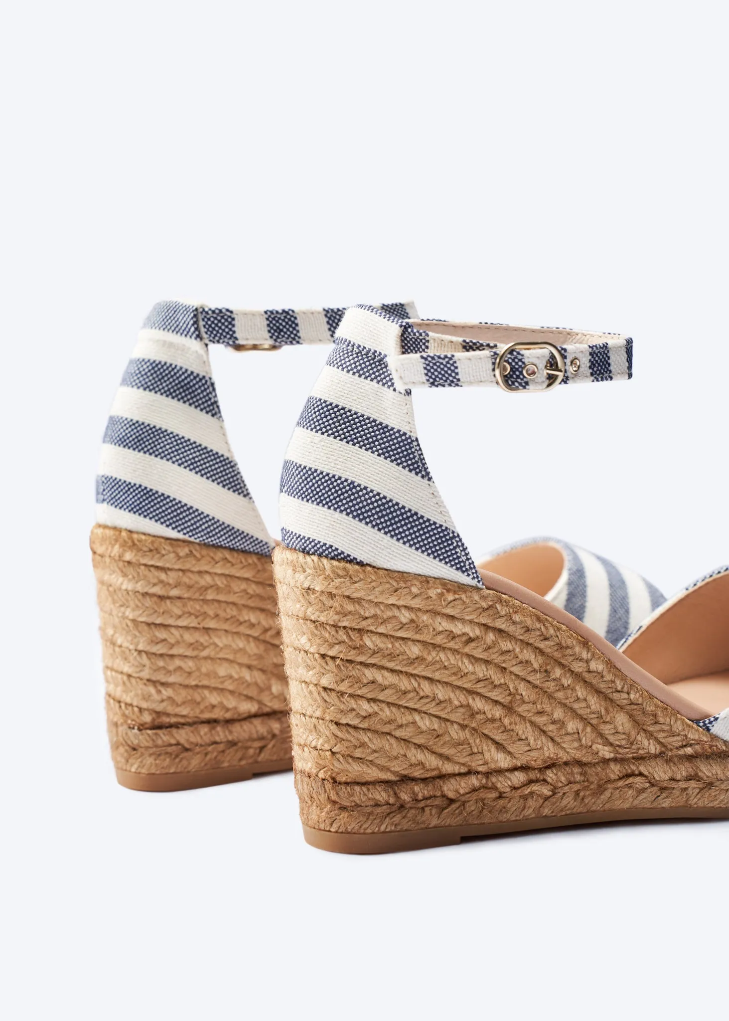 Aiguafreda Limited Edition Canvas Espadrille Sandal Wedges