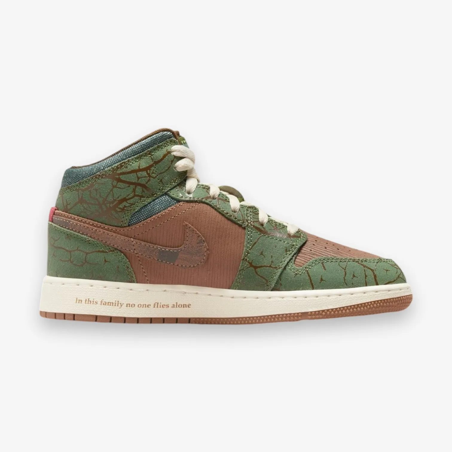 Air Jordan 1 Mid SS (GS) Archaeo Brown Light Olive FQ8101-200