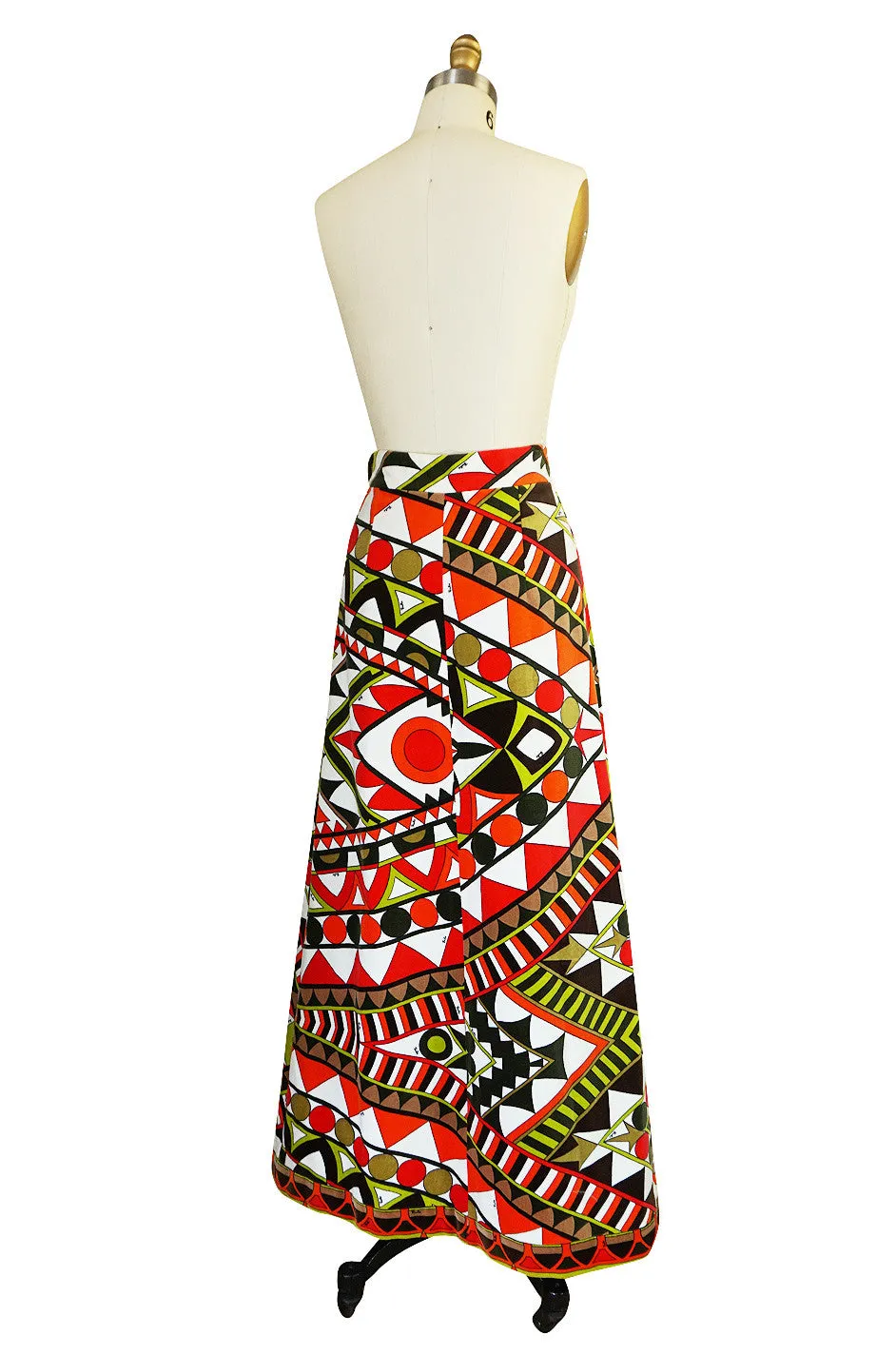 Beautiful 1960s Velvet Emilio Pucci Maxi Skirt