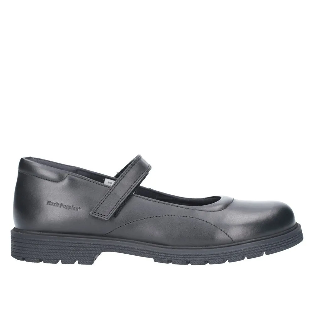 Black Tally Senior School Shoes