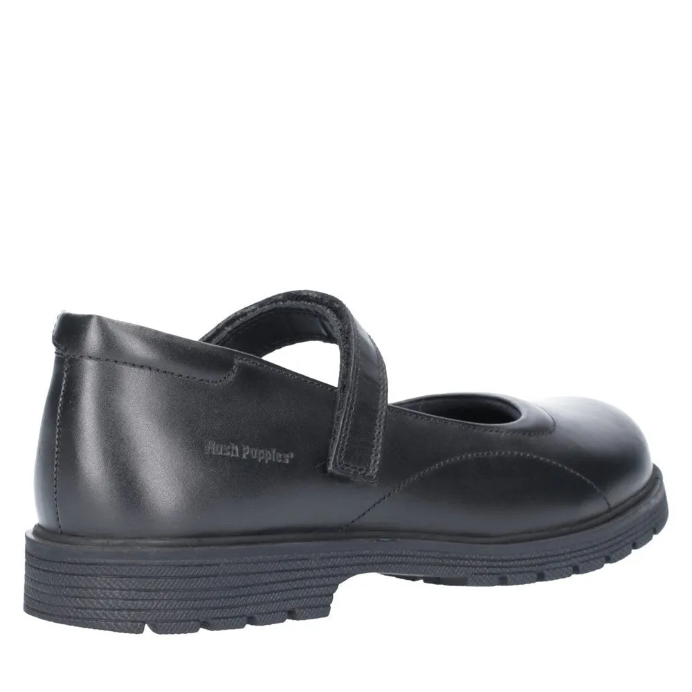 Black Tally Senior School Shoes