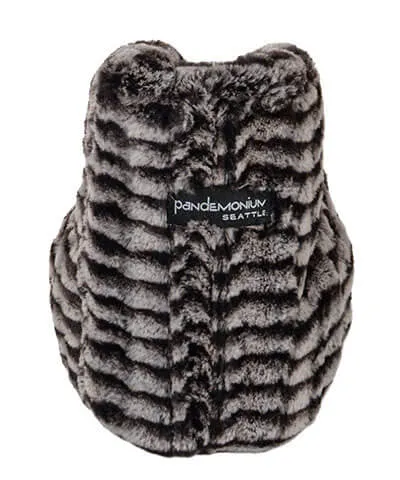 Bootie Slipper - Luxury Faux Fur in 8mm Black/White (SOLD OUT)