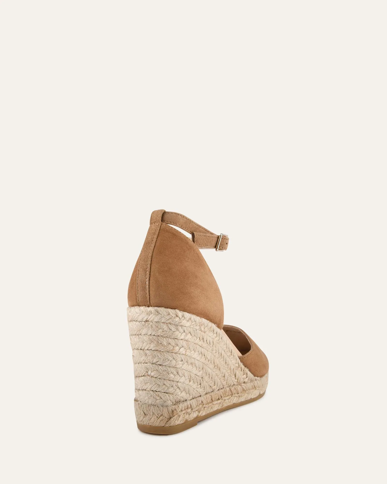 CAIRO HIGH HEEL ESPADRILLES CAMEL SUEDE