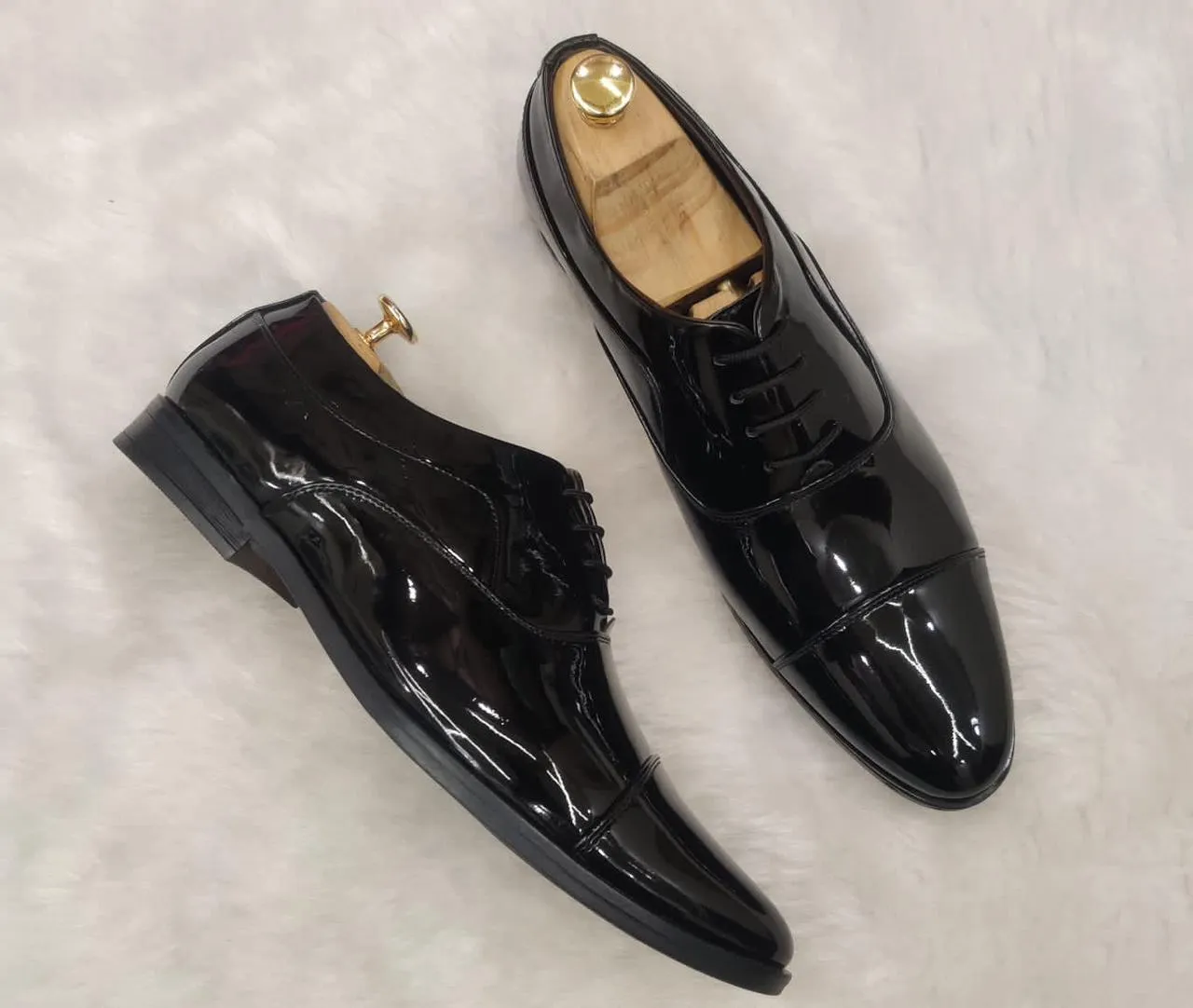 Classic Patent High Quality Leather Formal Shoes For Party And Office-JonasParamount