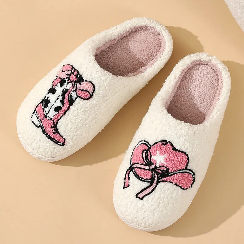 Comfortable Indoor cotton slippers Cute Cartoon Boots Cap Cotton Slippers Cozy Winter Footwear Warm Cotton Slippers Unisex cotton Slippers couples cotton footwear, lioness-love