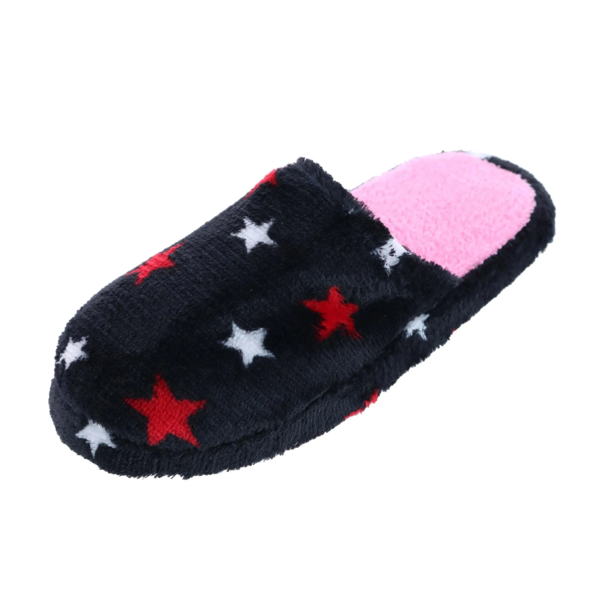 CTM® Girl's Night Star Slip On Slippers