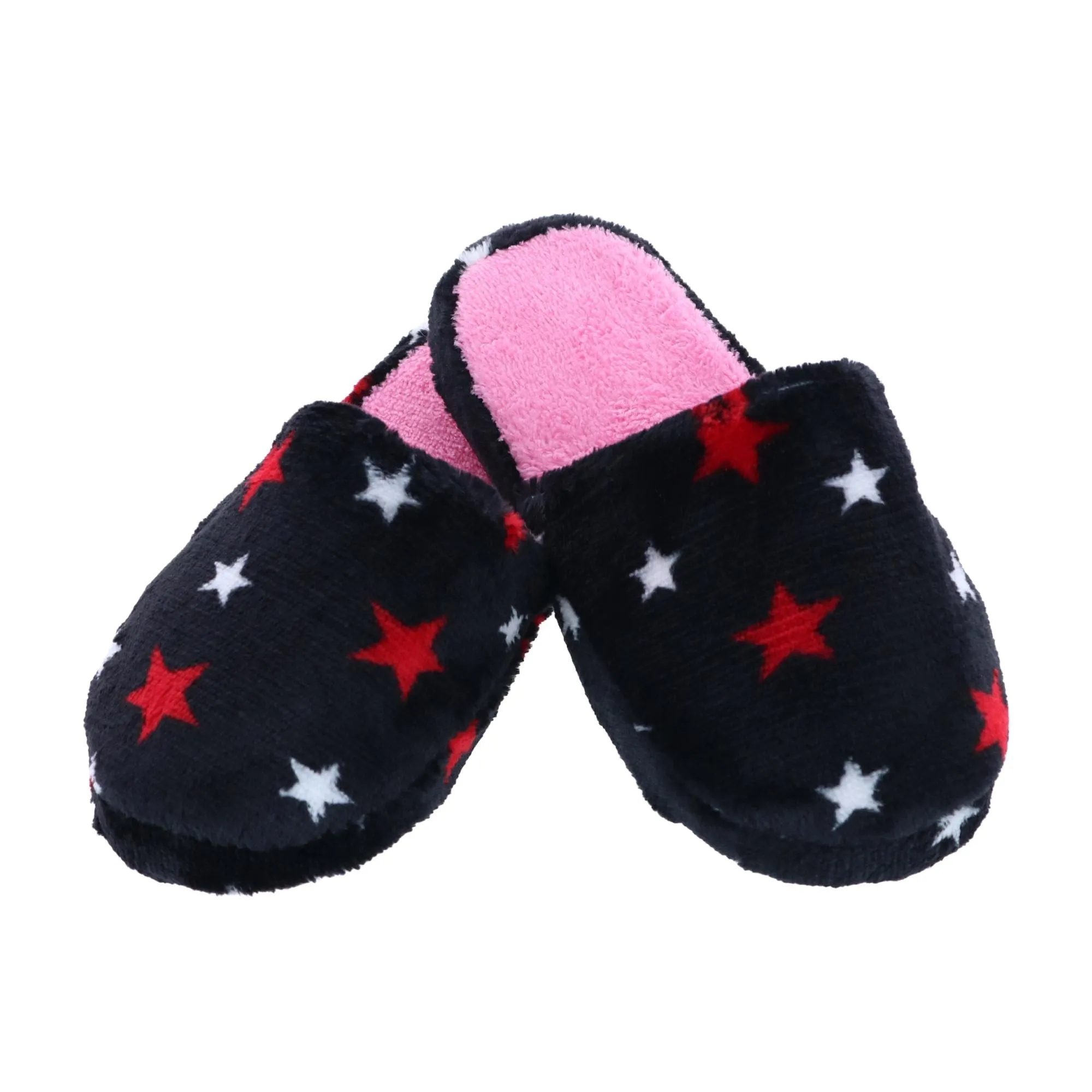 CTM® Girl's Night Star Slip On Slippers