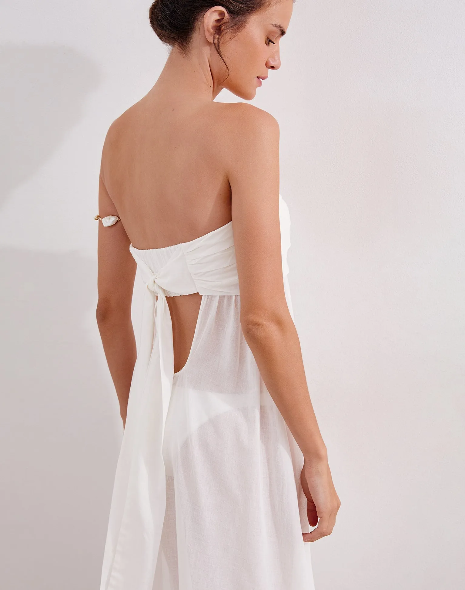 Davina Long Cover Up - Off White