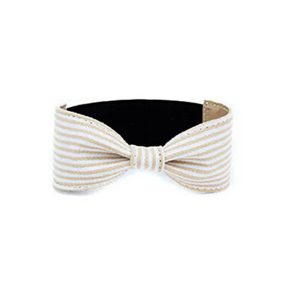 Detachable PU Leather Bow Shoe Strap Band