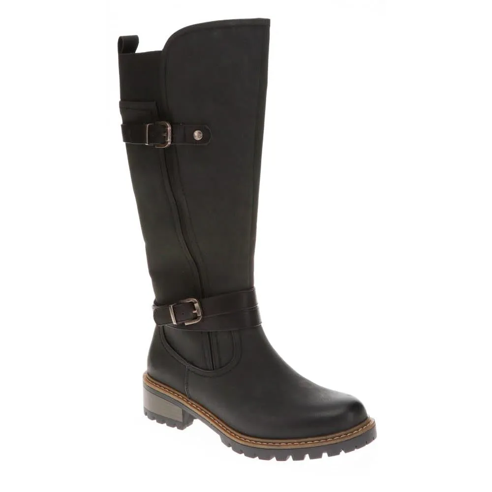 Dual-Buckle Long Boots - PINYI40005 / 326 150