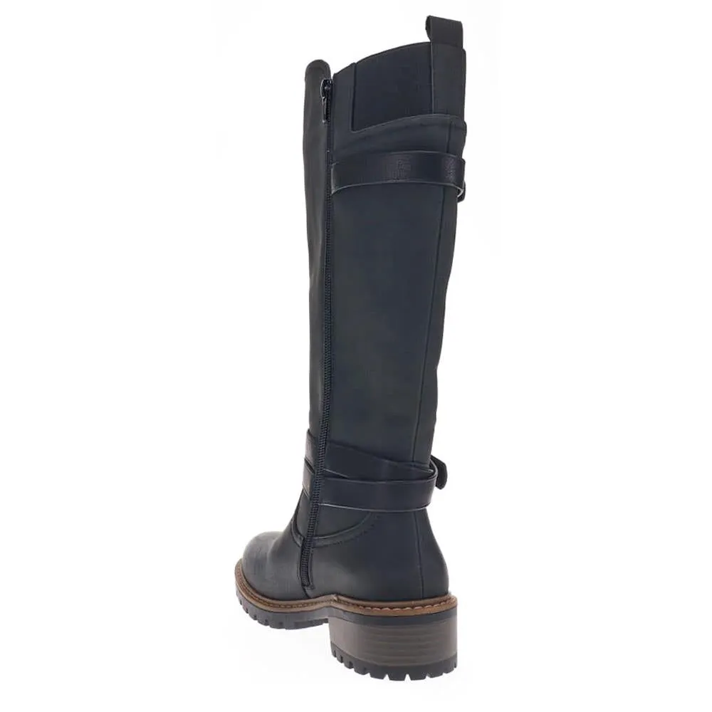 Dual-Buckle Long Boots - PINYI40005 / 326 150