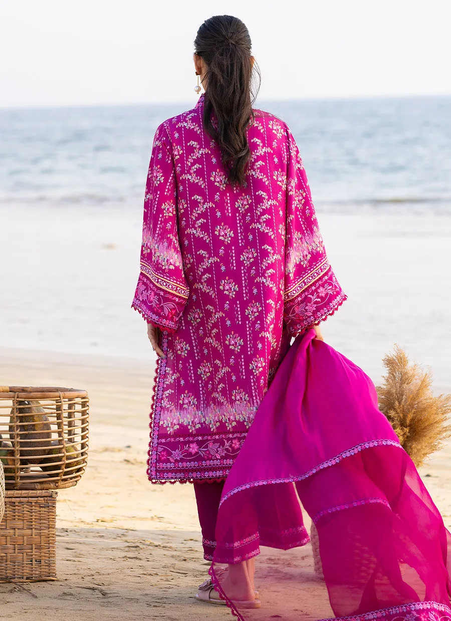 Eid Prints 24 - Mirri Magenta Shirt And Dupatta