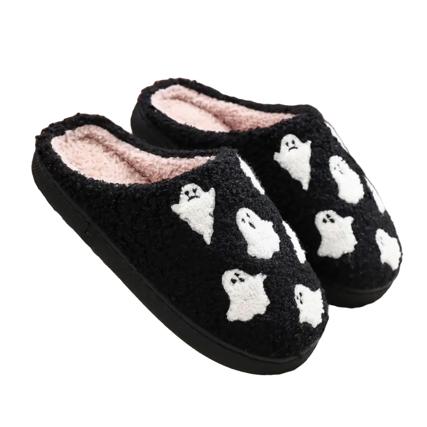 FLOOF Tiny Ghost Slipper in Black