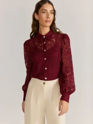 Flying Tomato Jewel Button Lace Top - Brands We Love