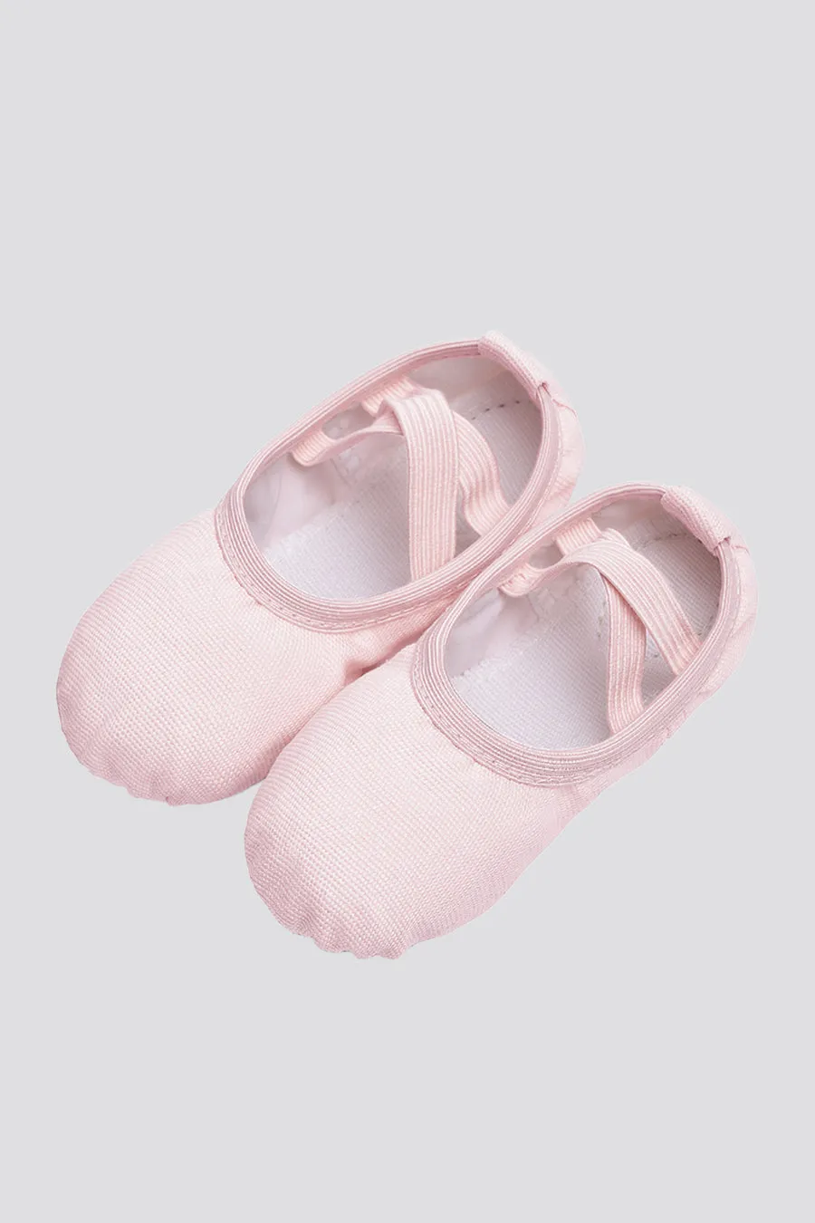 Girl's Classic Canvas Ballet Shoes (no drawstring)