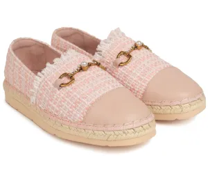 Gold-Tone Buckle Espadrilles