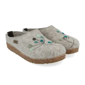 Haflinger Amaya Clog (Women) - Silver Grey