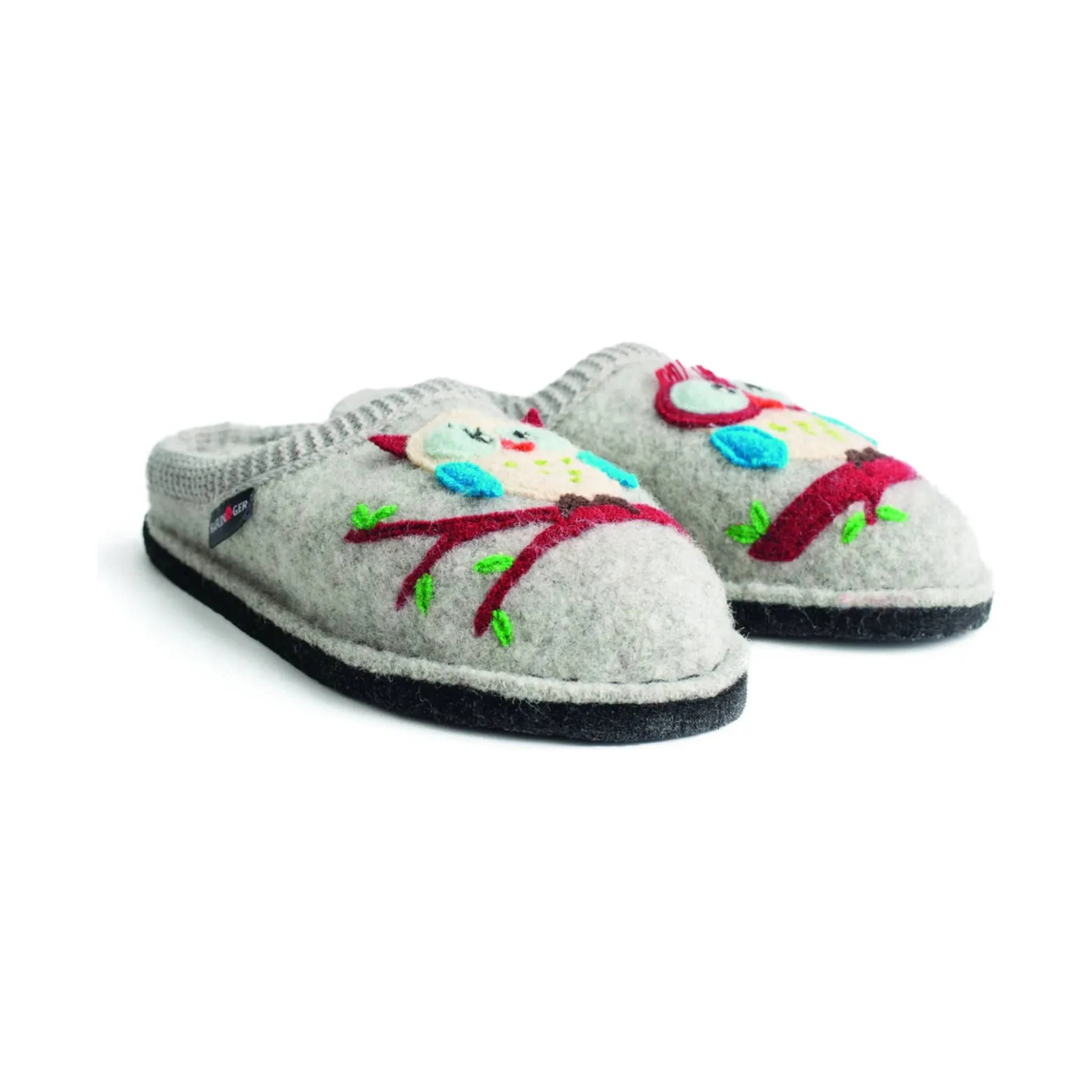 Haflinger Olivia Slippers - Grey