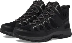 Hiking Shoes Granite Trail Mid Waterproof Columbia, Black/Ti Gray Steel