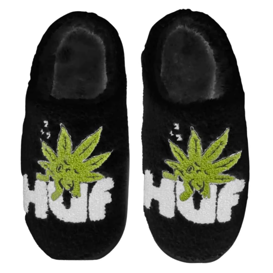 Huf Fuzzy Slipper - Black