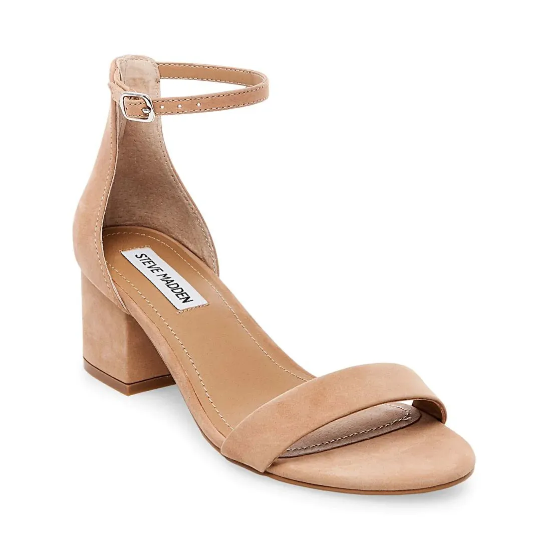 Irenee Heels - Tan Nubuck Suede