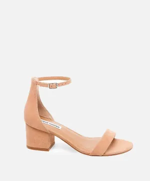 Irenee Heels - Tan Nubuck Suede