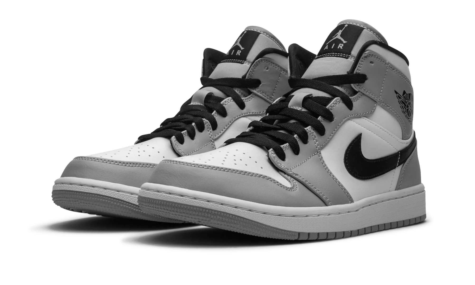 JORDAN 1 MID LIGHT SMOKE GREY GS