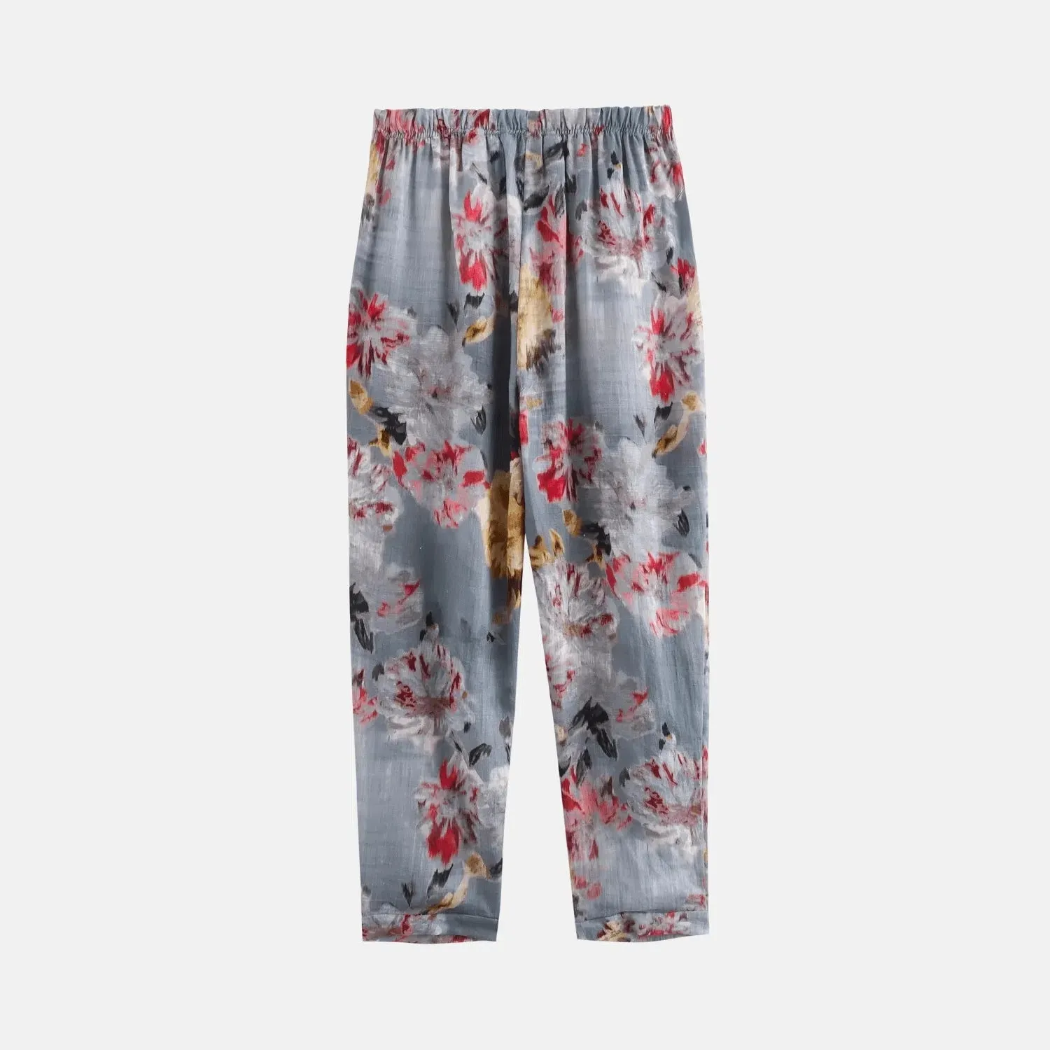 Lorisa – Impressionist print – Floral trousers