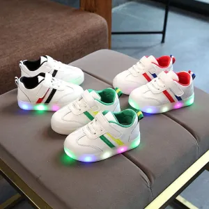 LovelyRLovely Kimmy White LED Sneakers