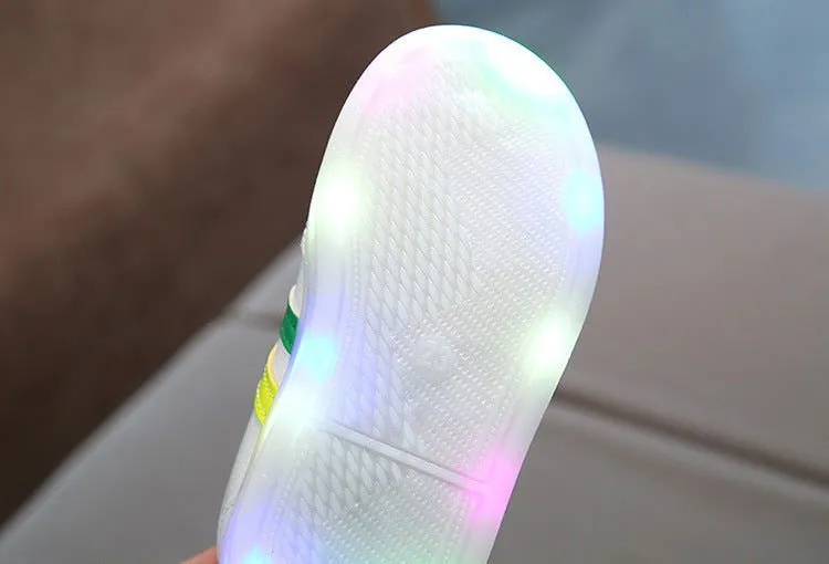 LovelyRLovely Kimmy White LED Sneakers