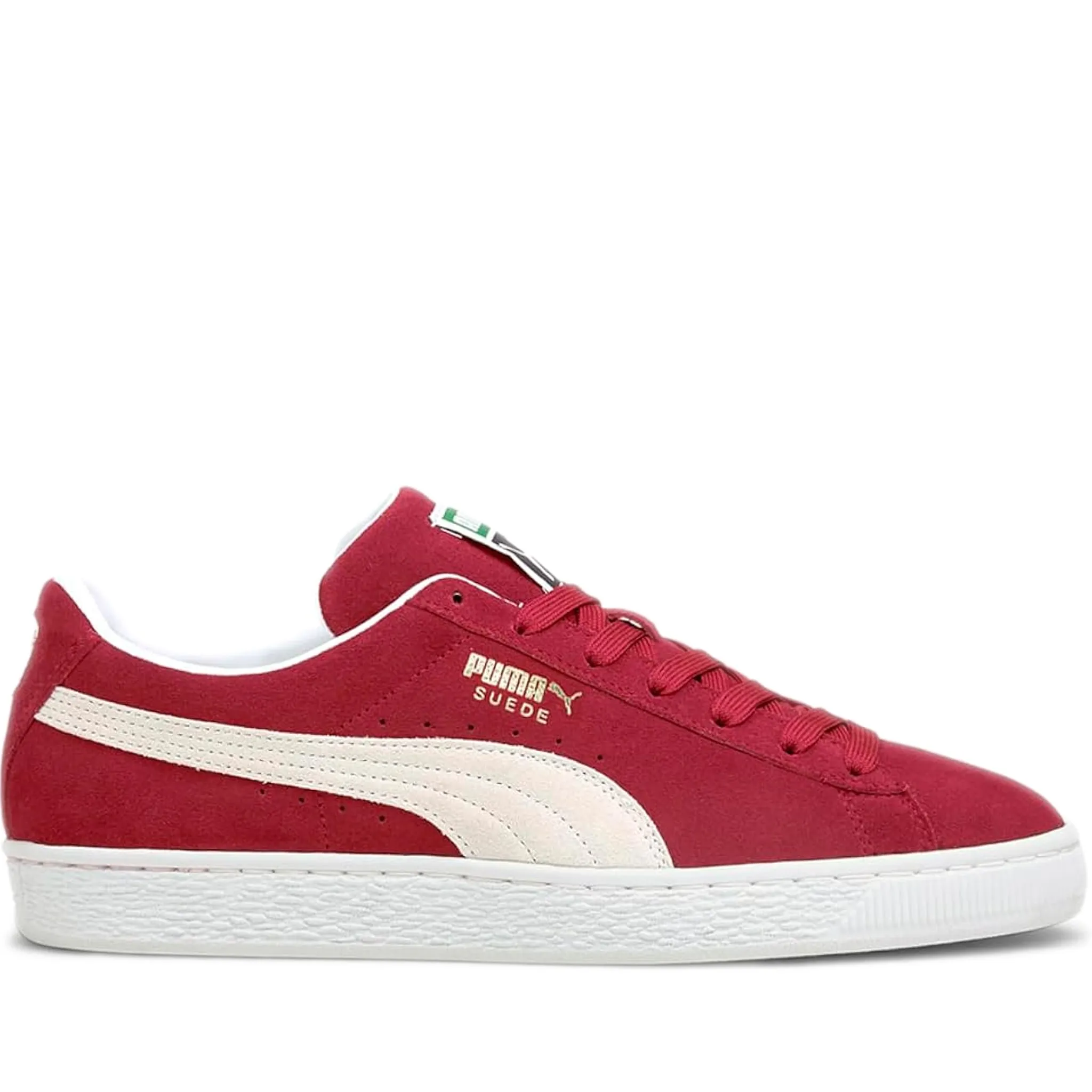 Men's Puma Suede Classic XXI Shoes - Cabernet/White