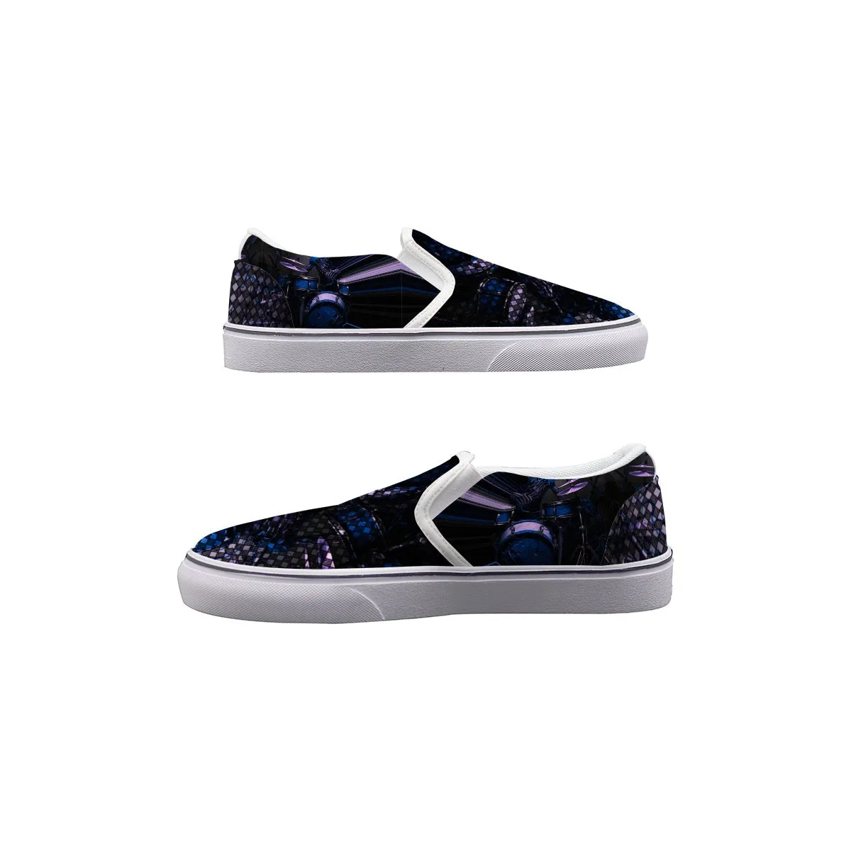 Men's Slip On Sneakers Drummer print