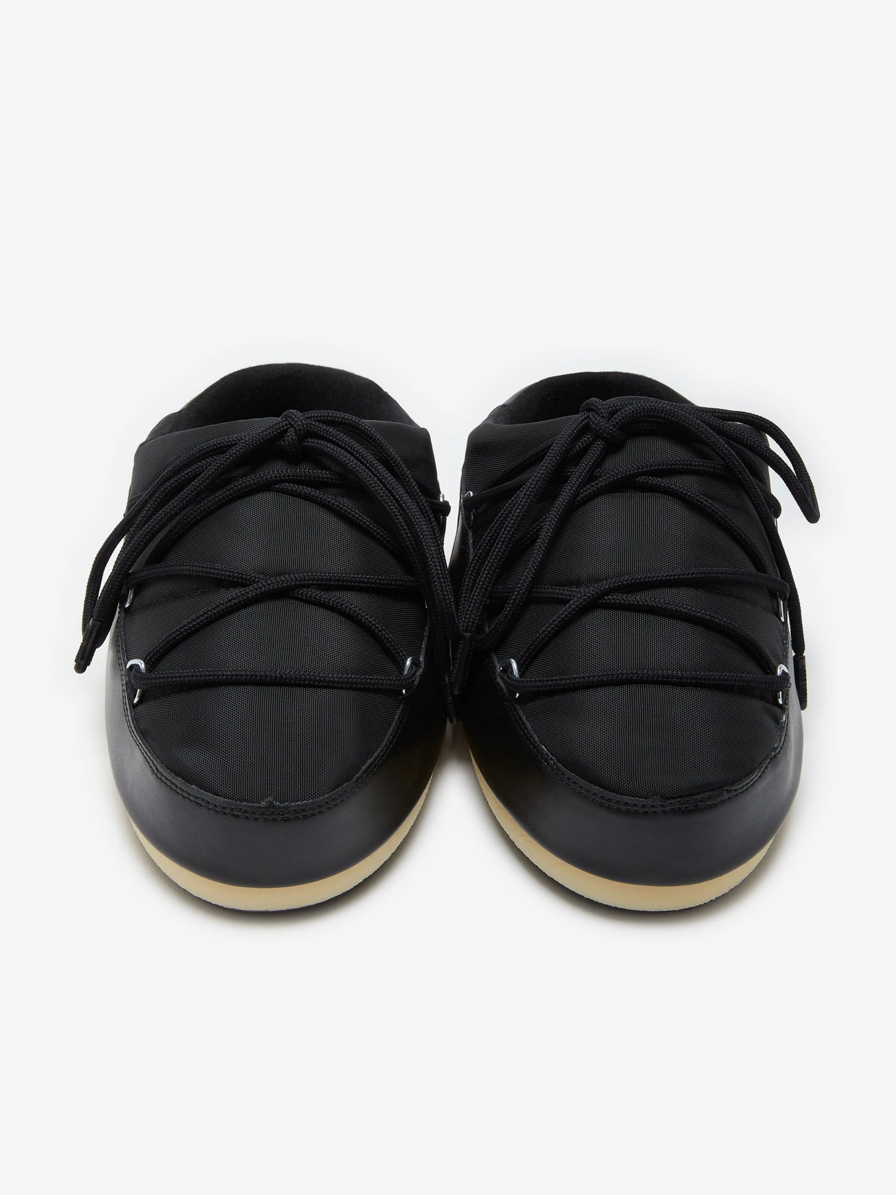 Moon Boot Kids EVX Nylon Mules in Black