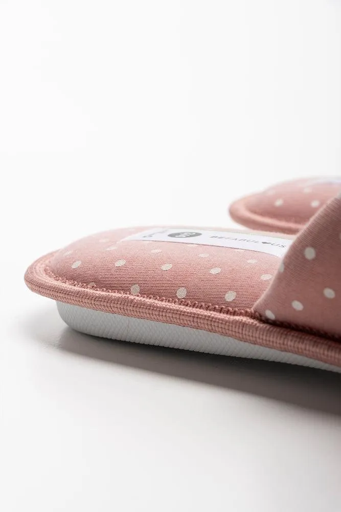 Polka Dot Slipper Pink