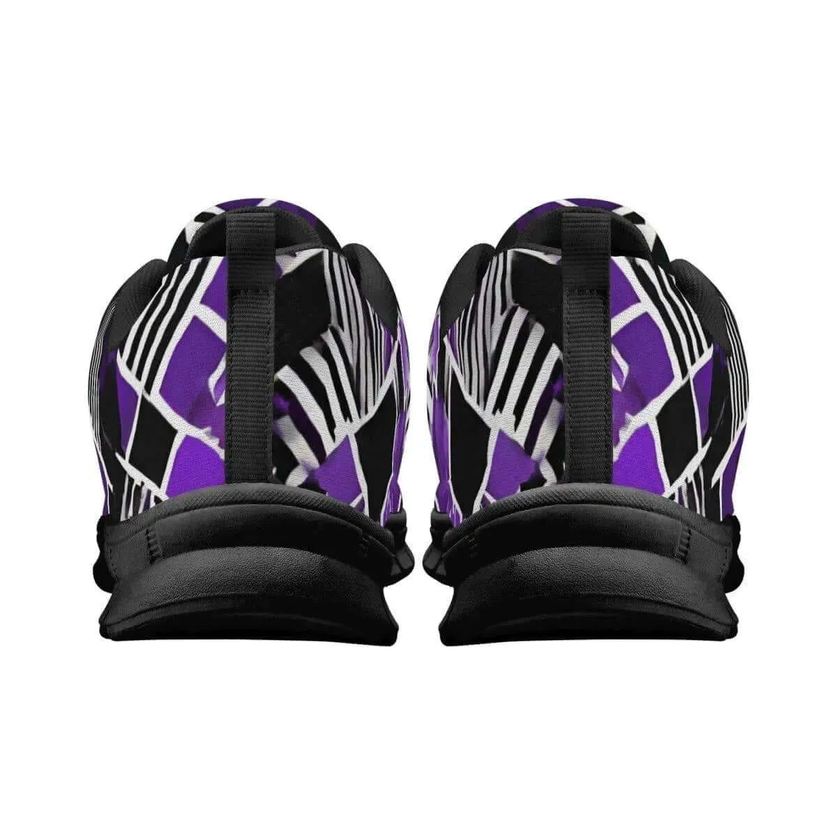 Purple and Black Men's Running Shoes