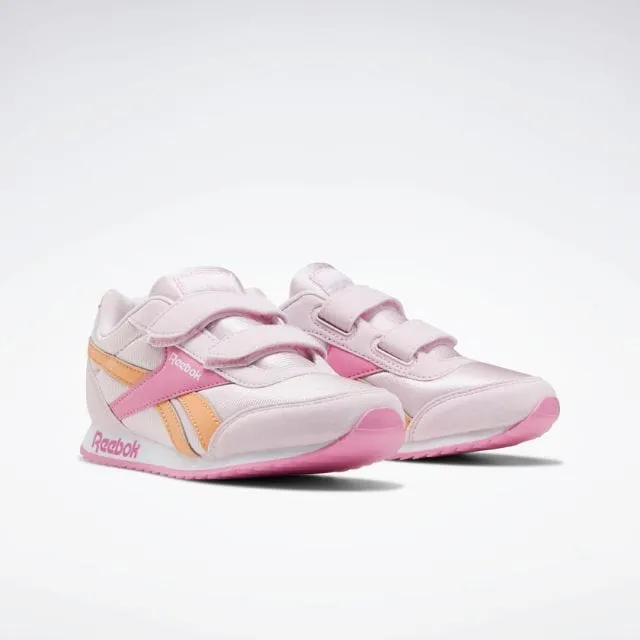 Reebok Royal Classic Jogger 2.0 Ps-Girls Running Shoes Pink And Orange Ef3729