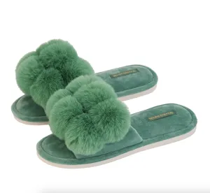 Slippers -PomPom - Spearmint