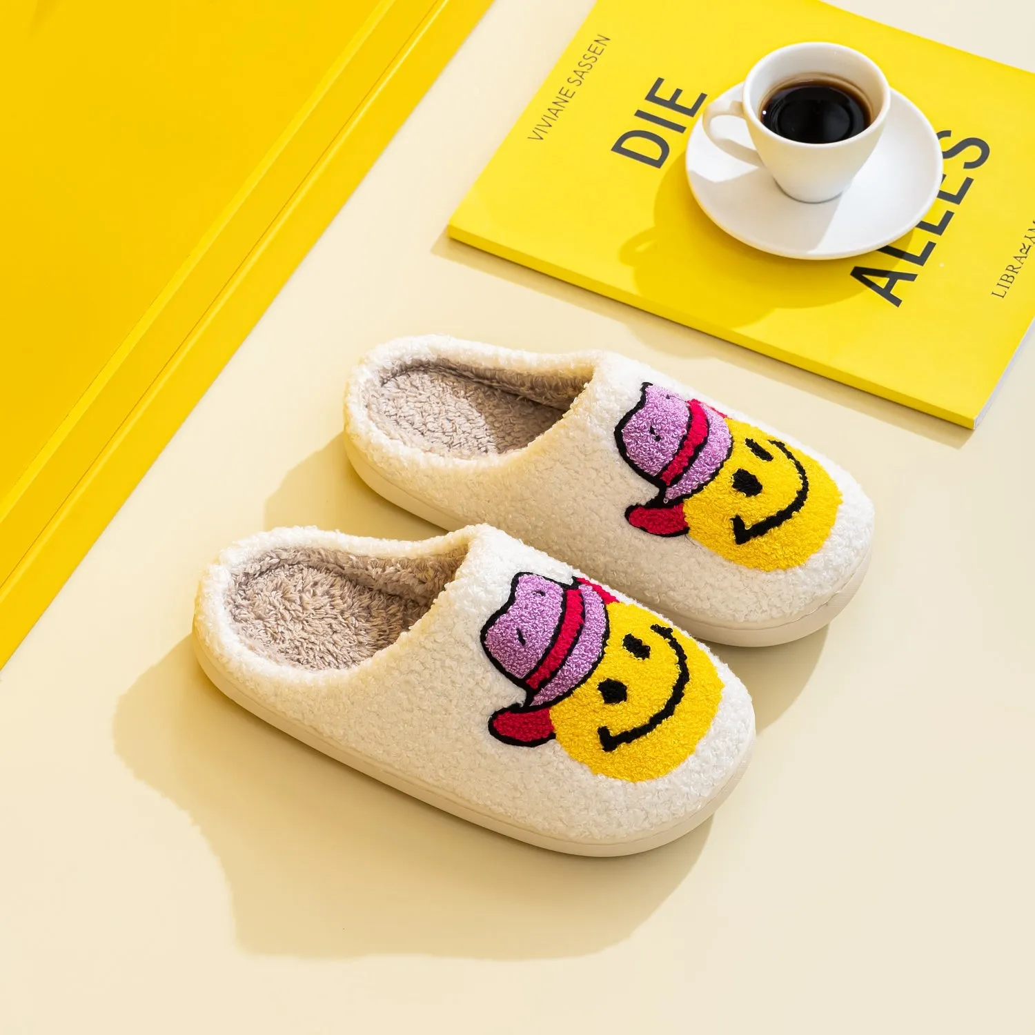 Smiley Face Slippers