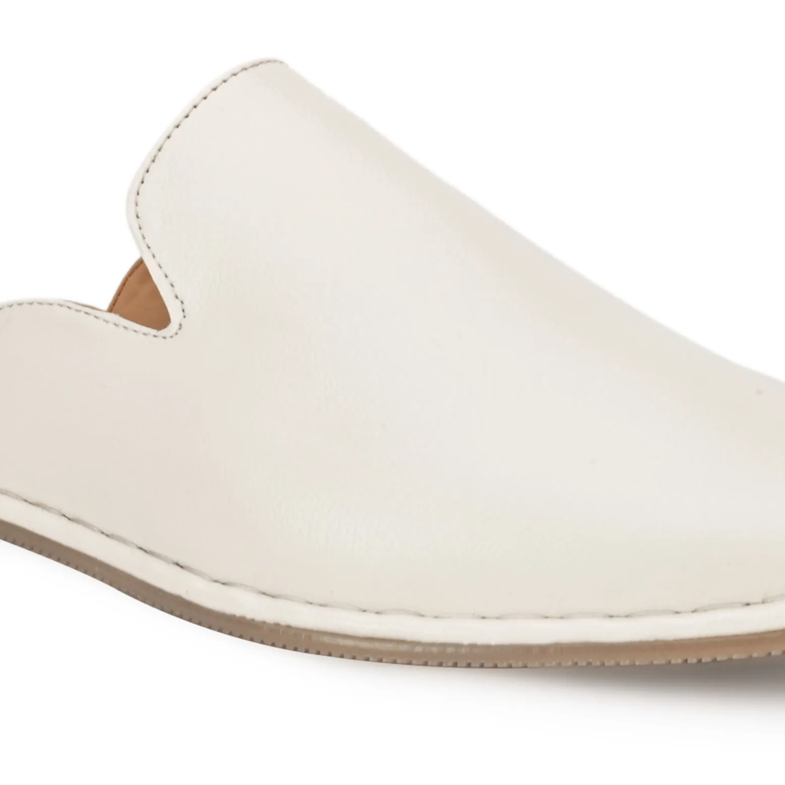 Snug  White Comfort Mules