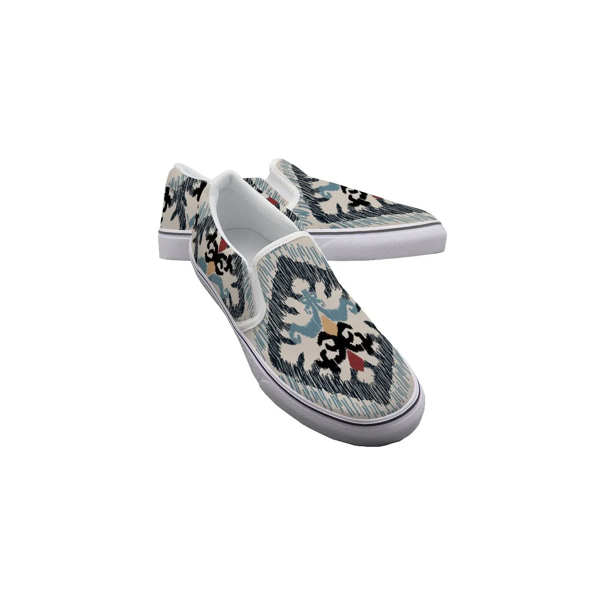 So#16 Men's Slip On Sneakers, pattern, print,