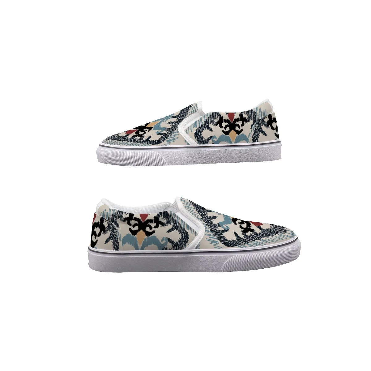 So#16 Men's Slip On Sneakers, pattern, print,