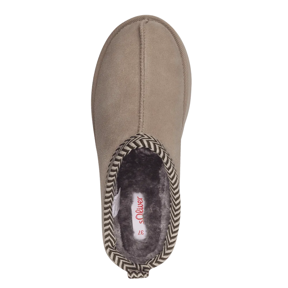 S.Oliver Womens Slipper 27104 Light Taupe