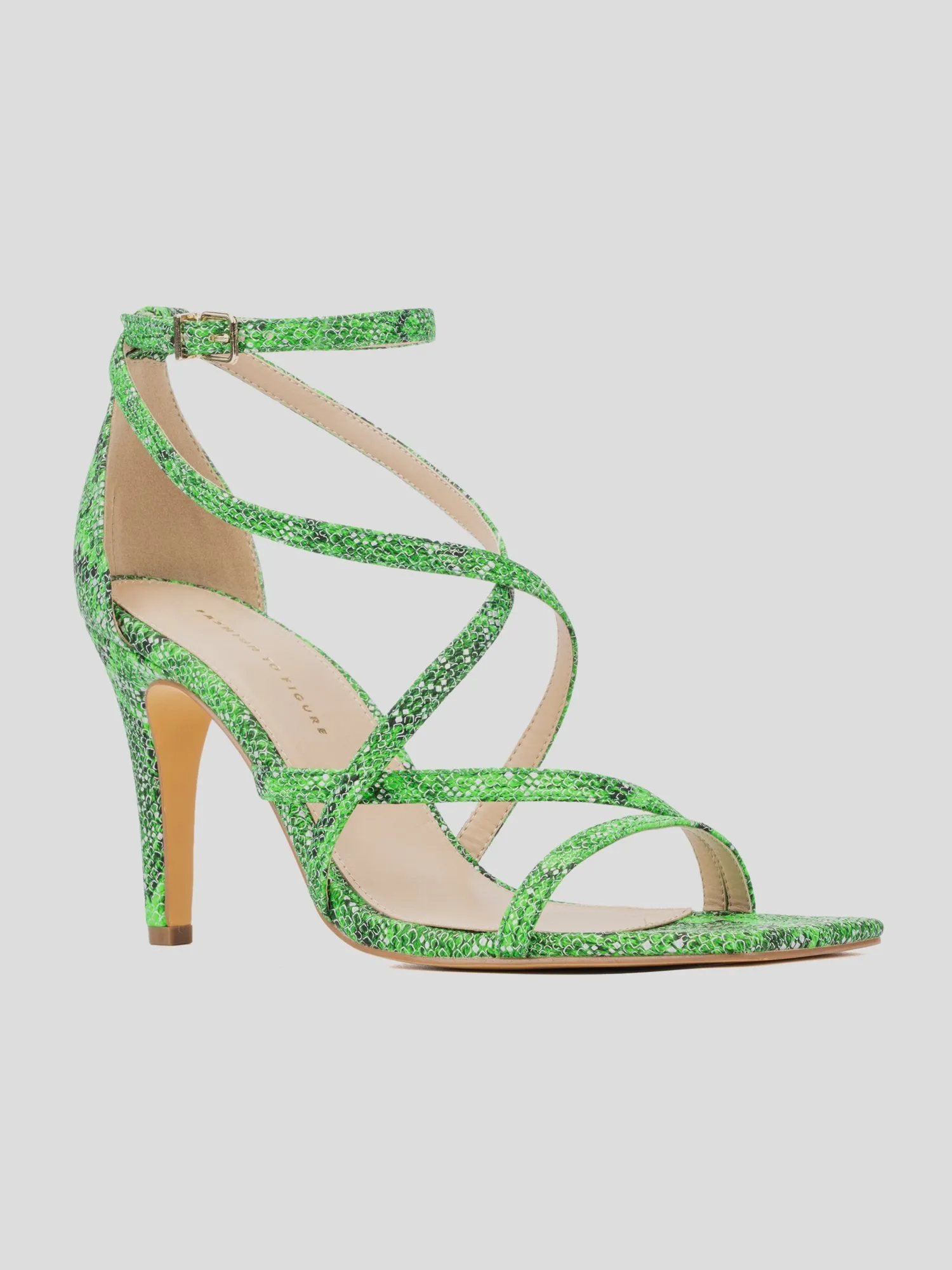 Stella Wide Width Strappy Heels