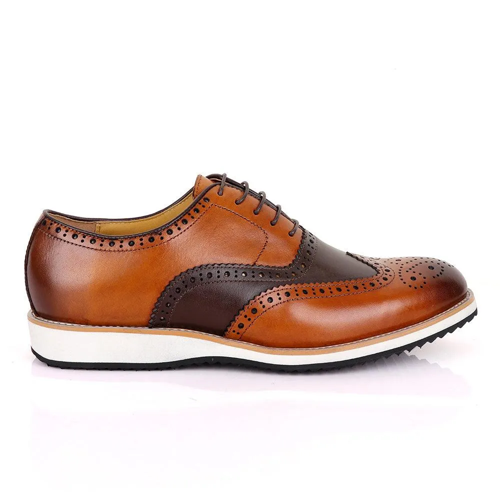 Terry Taylors Oxford Brown and Coffee Sneaker Shoe